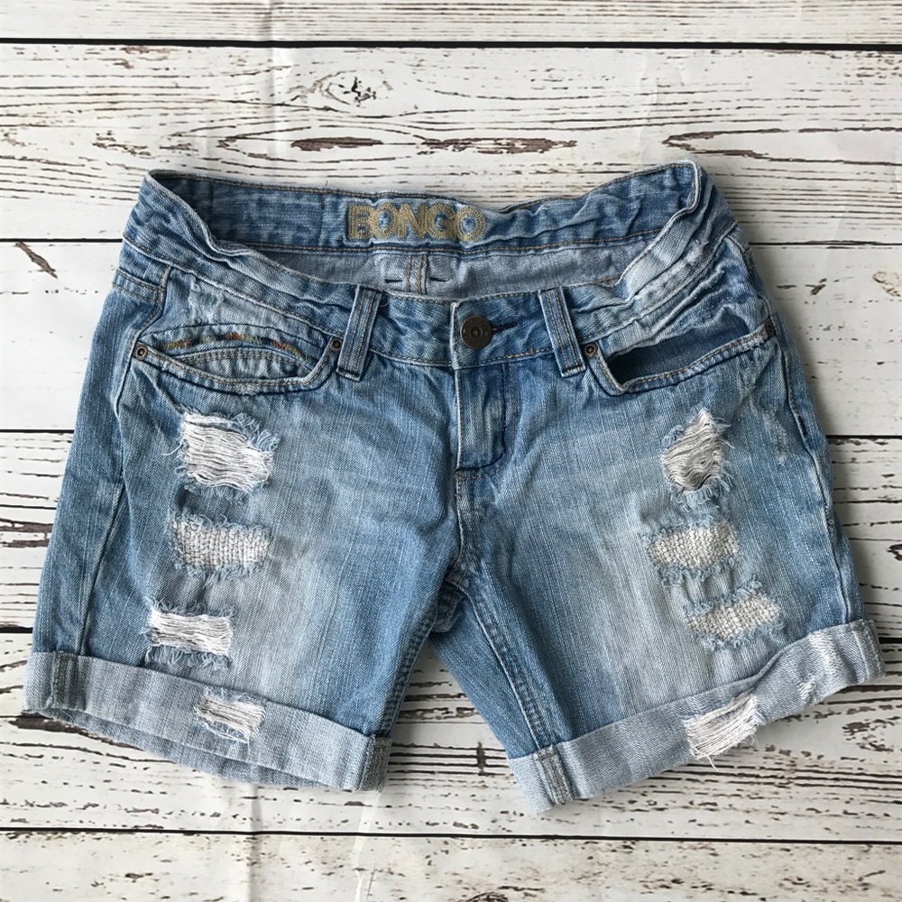 Distressed Boyfriend shorts